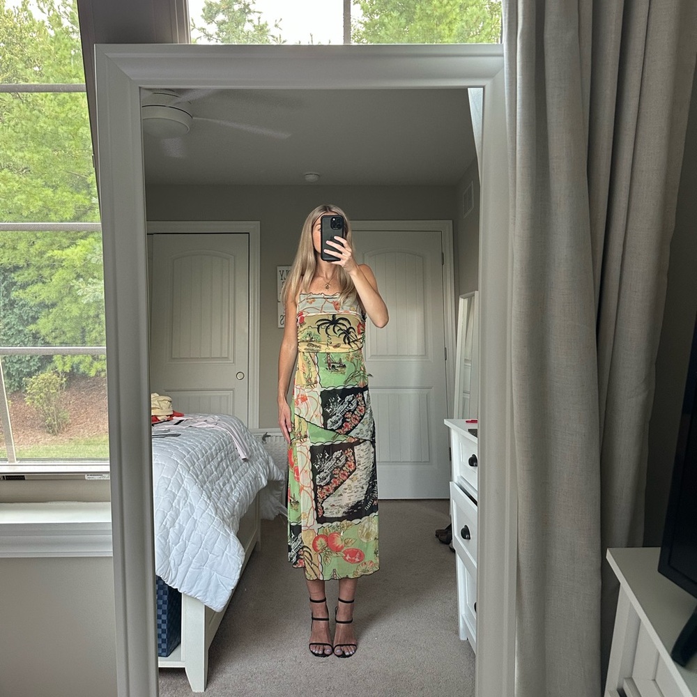 Urban Outfitters Graphic Maxi Dress
